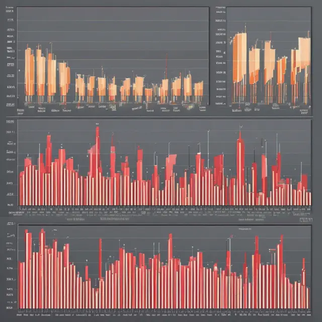 Two travelers embark on a journey, one with bar chart backpack and the other with candlestick chart satchel, illustrating their comparison in financial market analysis.