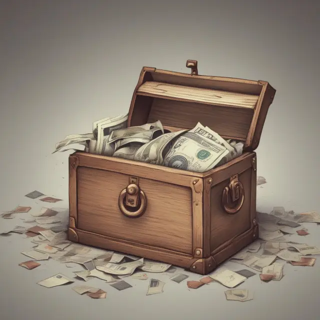 An intricately designed time capsule being unlocked by a young beneficiary, symbolizing the unveiling of their inherited trust assets and financial security