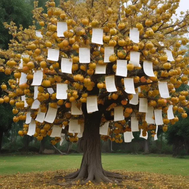A golden tree brimming with apples - each representing FAQs on bare trusts and their beneficiaries