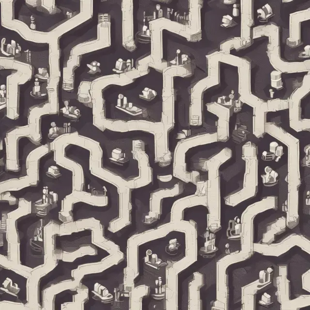 Imagine a maze with winding paths symbolizing regulatory complexities, surrounded by patent fortresses representing drug exclusivity