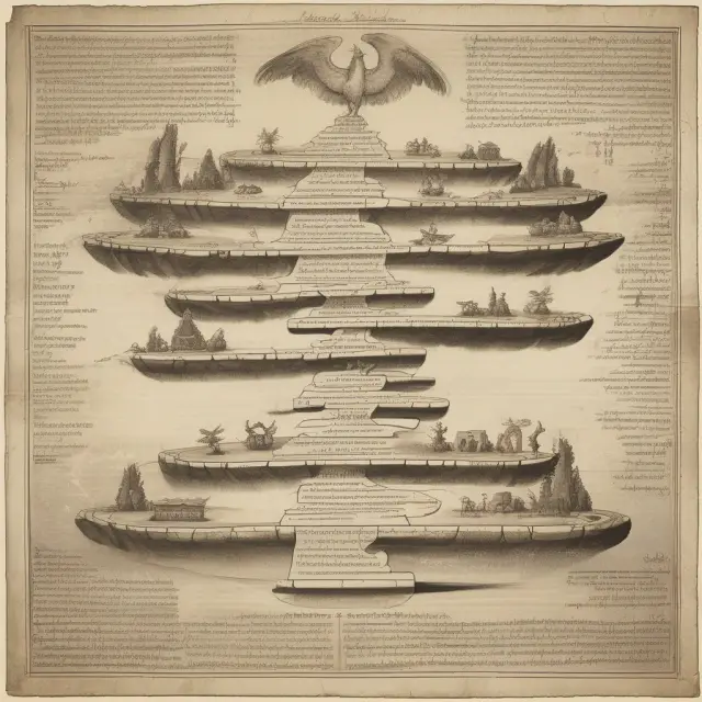 An ancient scroll with multiple base years represented as scales, illustrating the importance of considering various financial perspectives in analysis