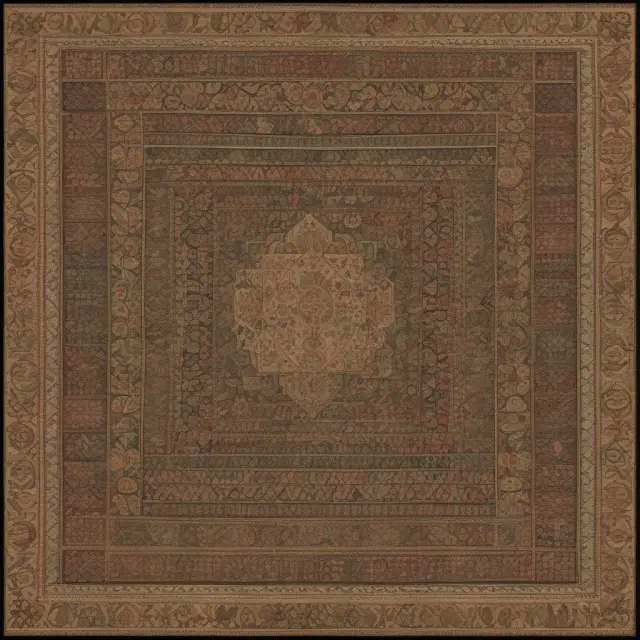 An elaborate loom weaving Basel II regulations, with the Minimum Capital Requirements section depicted as intricate patterns