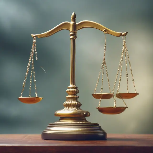An image of transparent scales, symbolizing market discipline in banking. The left scale represents a bank