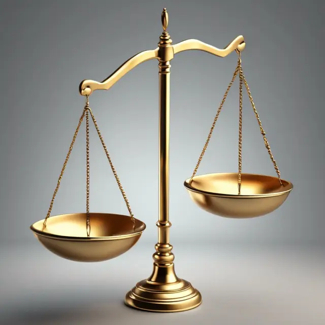 Golden scale weighing net income against common shares to illustrate Basic EPS calculation