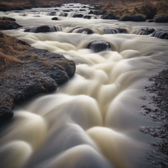River flowing, illustrating the impact of economic conditions on basic material sector