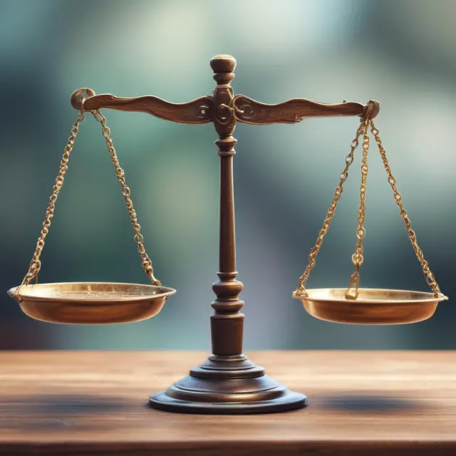 Image of scales with gold coins representing advantages on one side and silver coins symbolizing disadvantages, balancing the pros and cons of investing in Business Development Companies