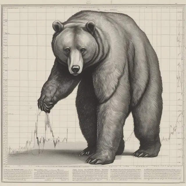 Bear call spread illustrated between two strike prices. A hand applies hedging techniques, while another sets stop orders to control risk