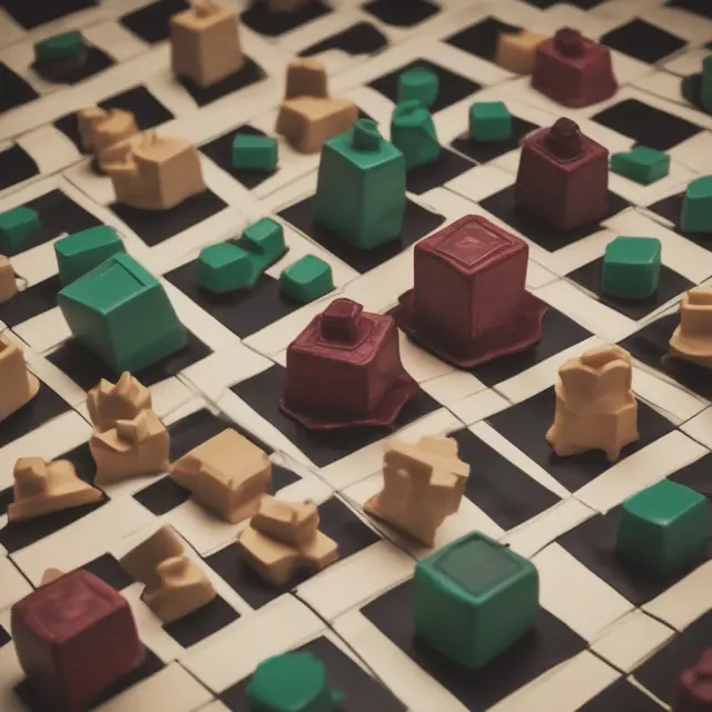Three option strategy cubes (bull put spread, long straddle, and long strangle) symbolizing different investment approaches on a chessboard