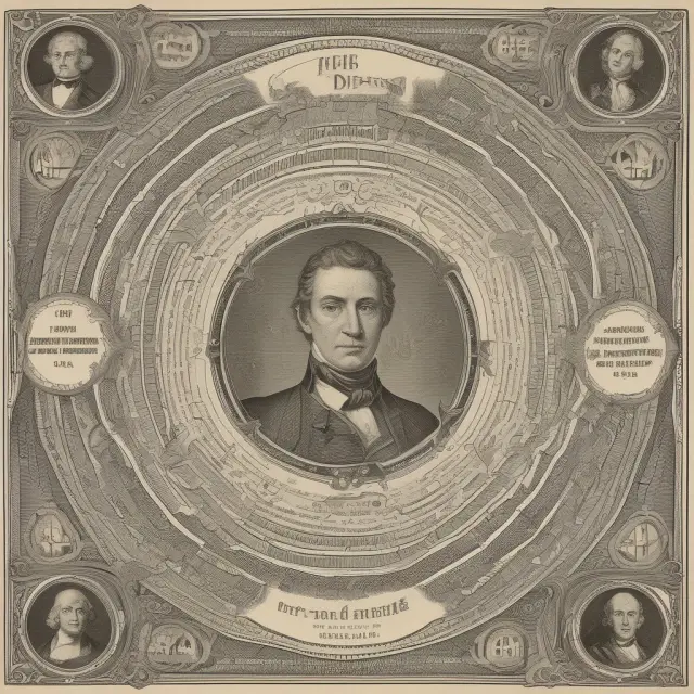 An enigmatic bearer bond navigating a labyrinth of questions, symbolizing the complexities and risks associated with historical investment vehicles