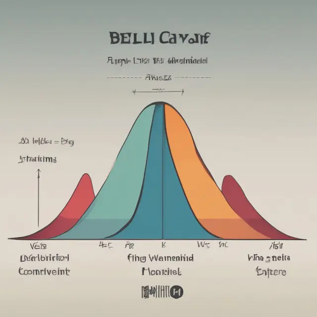 A comparison between a symmetrical bell curve representing a normal distribution and an asymmetrical distribution with heavy tails, symbolizing non-normal phenomena in finance