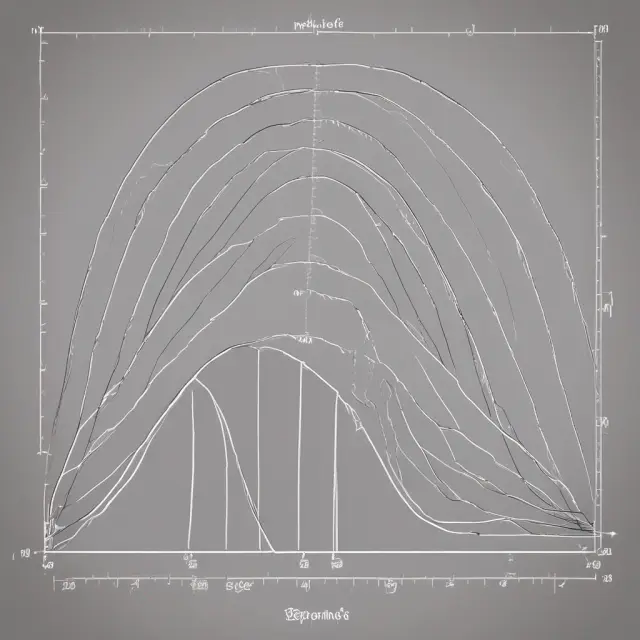 Fragmented bell curve displaying diverse shapes symbolizing non-normal distributions and limitations in financial analysis