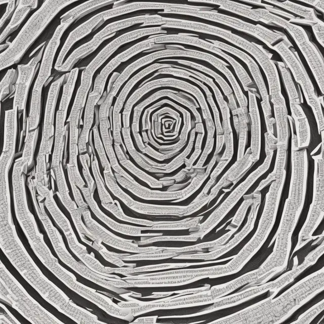 An intricate maze of papers, symbolizing the complex network exposed by the Panama Papers, highlighting beneficial ownership and financial transparency