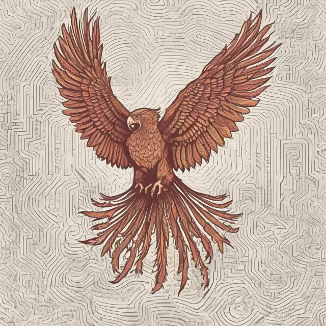 Phoenix emerging from financial papers, representing the significance and transformation of beneficial ownership.