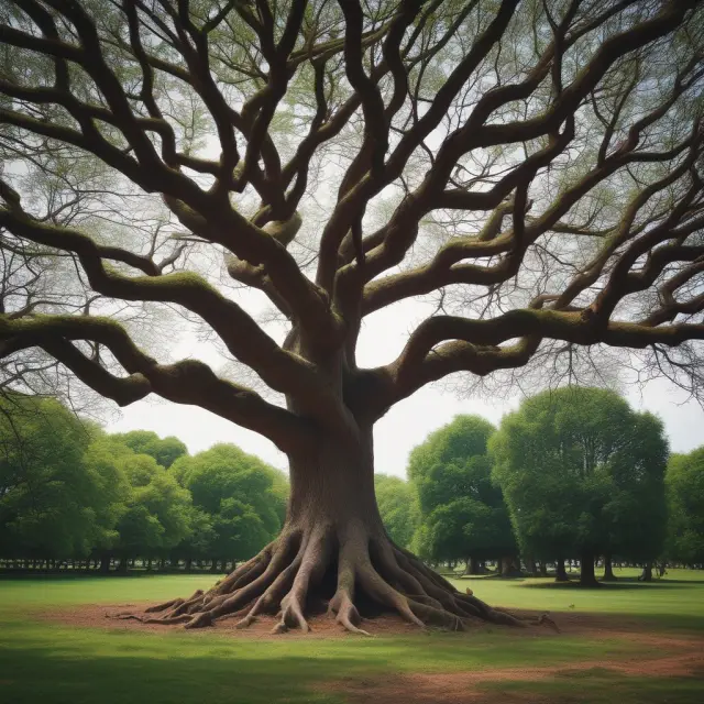A tree with robust roots and sturdy trunk, branched out into several alternatives (BATNAs), emphasizing effective negotiation preparation