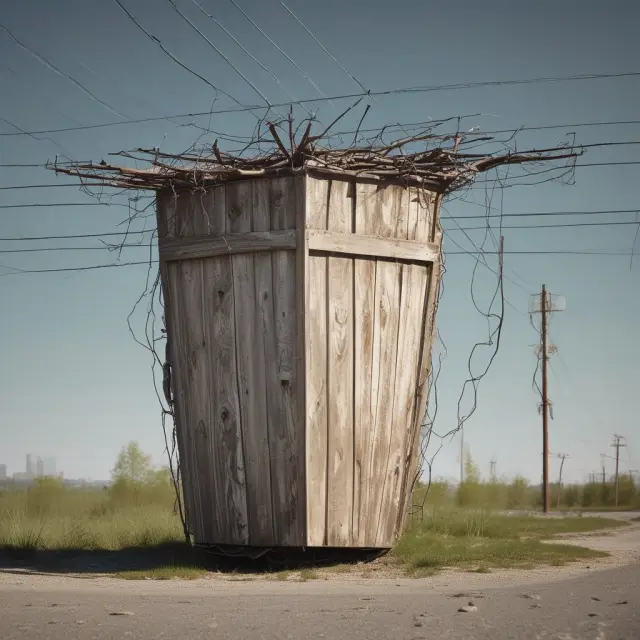 Shield made from utility infrastructure symbols to represent low beta stocks