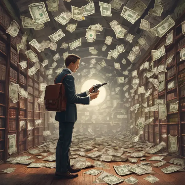 An alchemist transmuting a zero-coupon bond into an equivalent annual yield to compare with traditional bonds