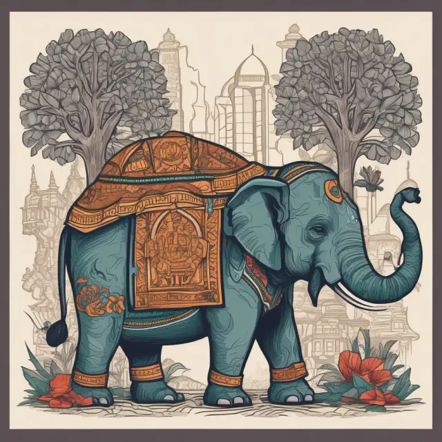 Three thriving Malaysian elephants representing Maybank, Tenaga Nasional, and CIMB Group Holdings Berhad as prominent BHD companies.