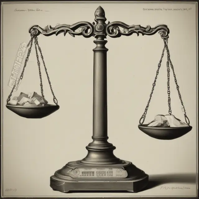 A set of scales with different weights representing various billing cycle lengths, symbolizing a vendor