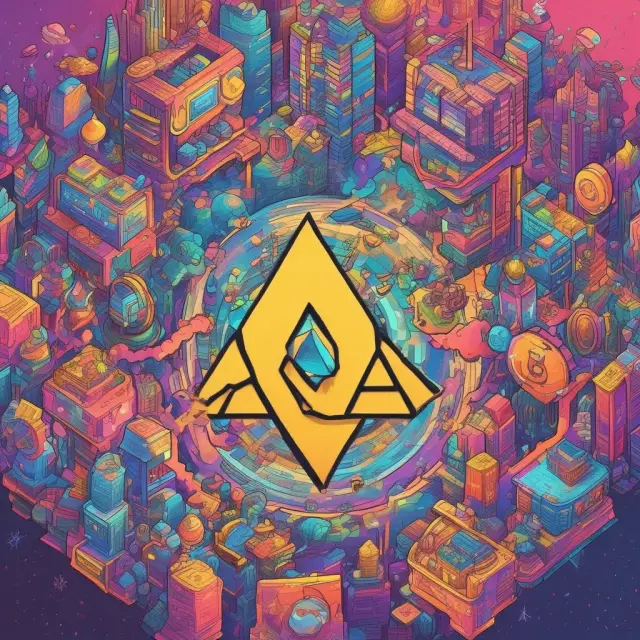 Visualization of BNB functioning as a central crypto hub, showcasing the Binance exchange surrounded by interlinked secondary markets