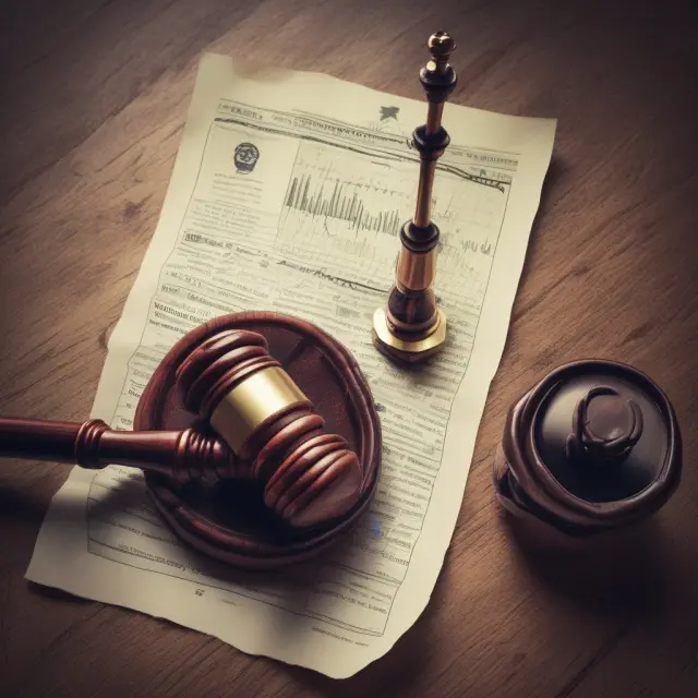 Binary options trader receiving a gavel strike, illustrating tax reporting and compliance requirements