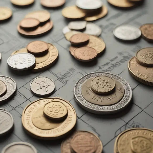 Table displaying binomial coin flips symbolizing various financial risks and applications