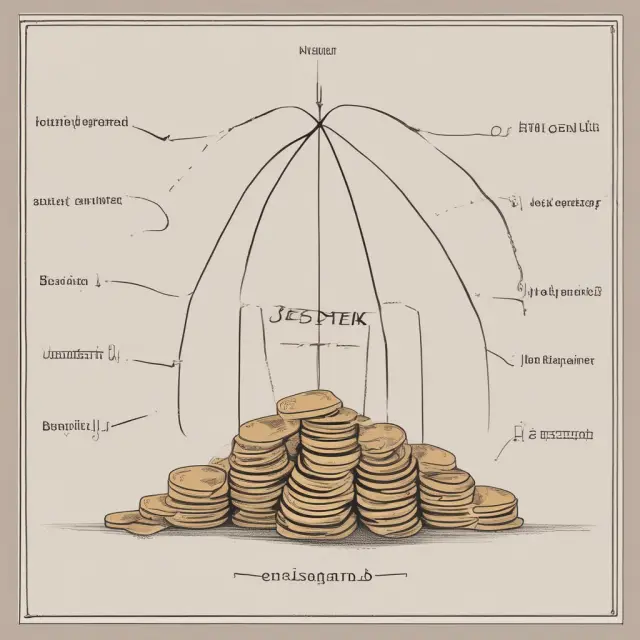 Coin flips depicting Bernoulli trials and their aggregation forming a Bell Curve representing Binomial Distribution