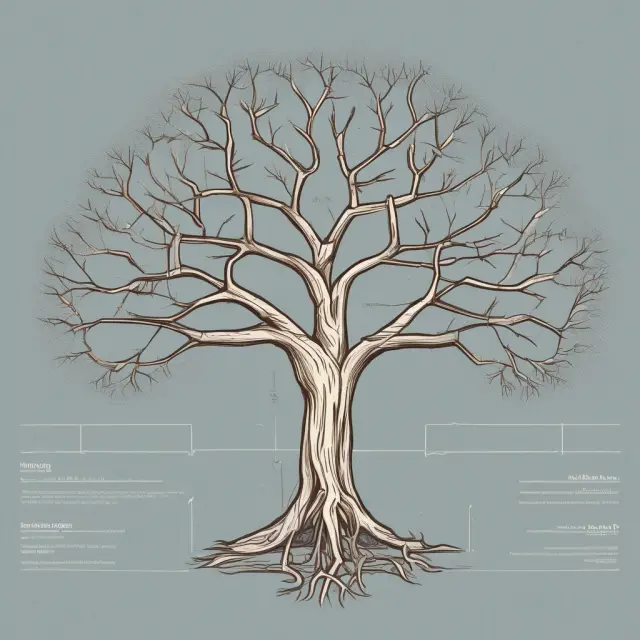 Binomial tree illustrating the intuitive process of assessing asset price movements in the context of option pricing.