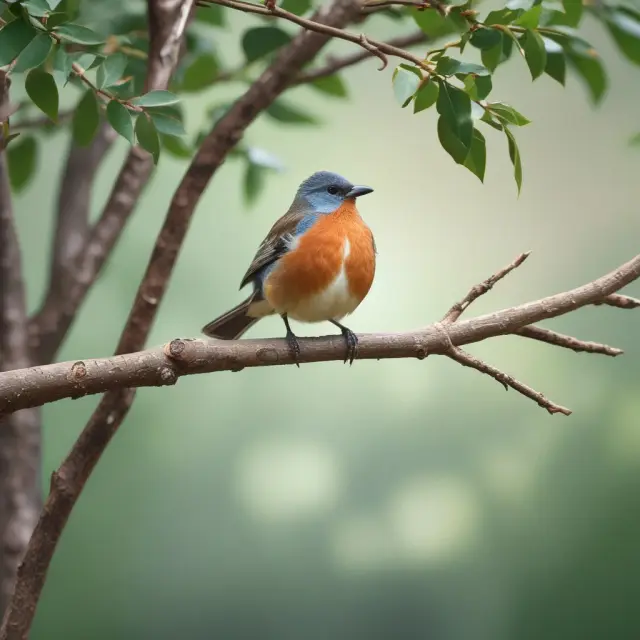 A bird perched on a tree branch holds dividend stocks in one talon while considering capital gains opportunities in the other