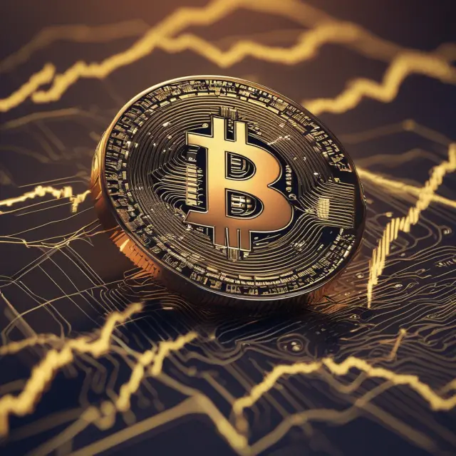 Image of a Bitcoin price chart with the 200-day moving average line, helping investors understand Bitcoin