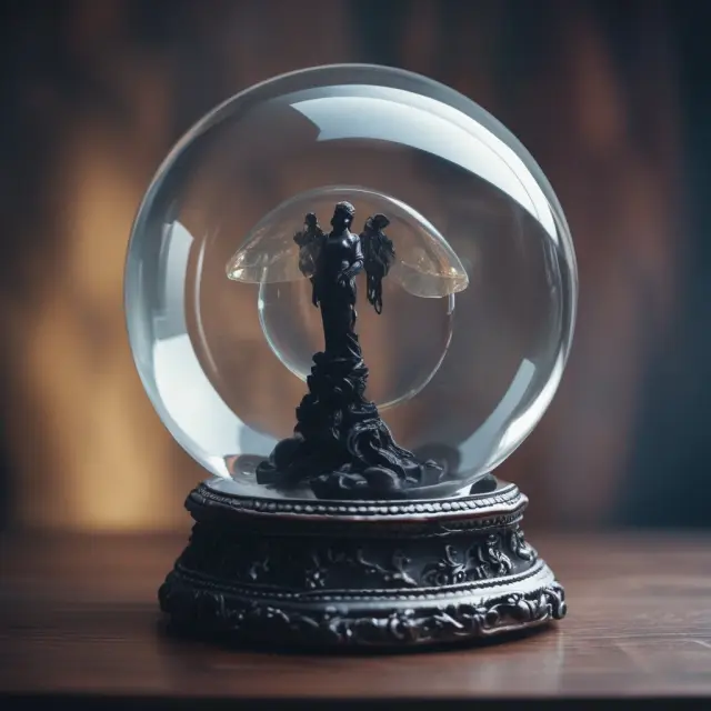 A mystical oracle in a crystal ball illuminates the secrets of black box finance models