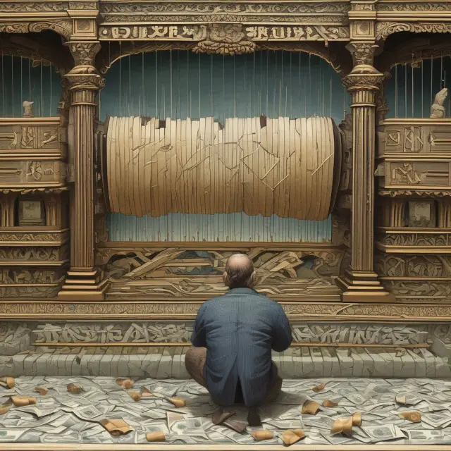 Image of banks intertwining old and new interest rates to create financial opportunities, illustrating the concept of blended rates in personal loans.