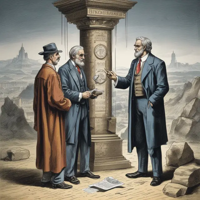 An investor and intermediary in hushed conversation, exchanging information on a large securities transaction, enhancing market confidentiality