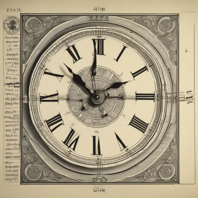 A software clock symbolizing modern technology replacing a traditional paper blotter for recording trades