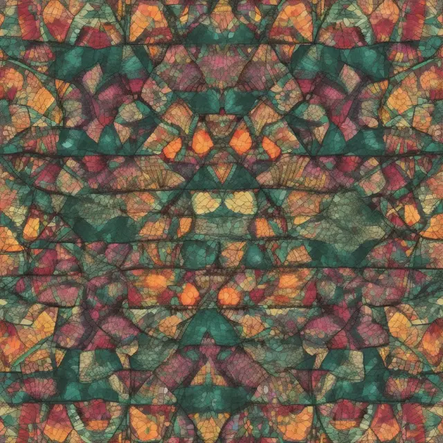 A trader examining a colorful kaleidoscope of trade data on their blotter, discovering intricate patterns to optimize strategies