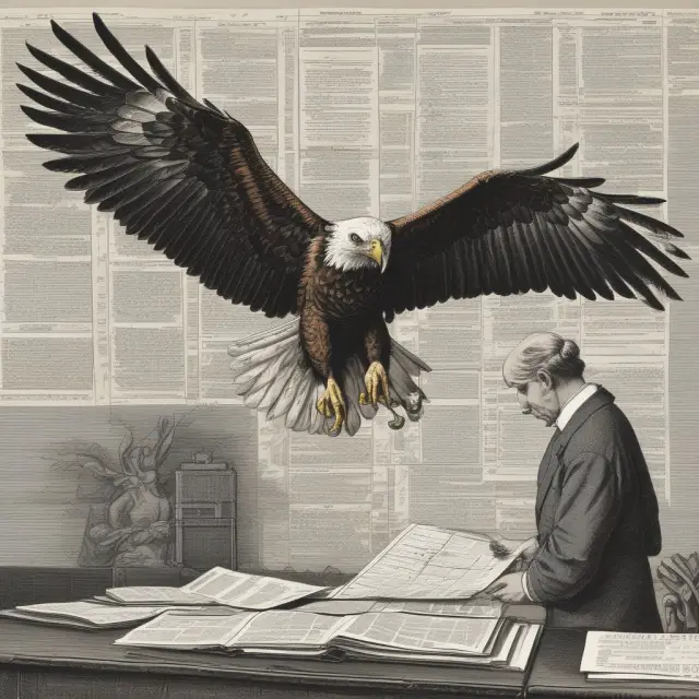 An eagle-eyed regulator examines trade blotters for insider trading, maintaining market fairness