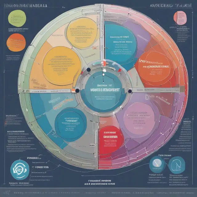 A glowing sphere showcasing three interconnected orbs representing LAUS, NCS, and CPS from the BLS, symbolizing their essential role in labor market insights.
