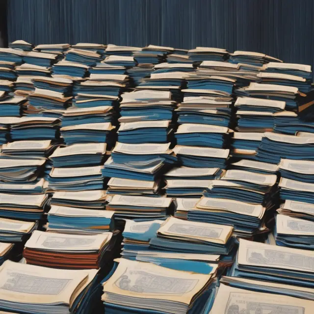 Blue Books spread out on a table as diverse vessels symbolizing motorcycles, travel trailers, campers, ATVs, snowmobiles, and boats are illustrated around them