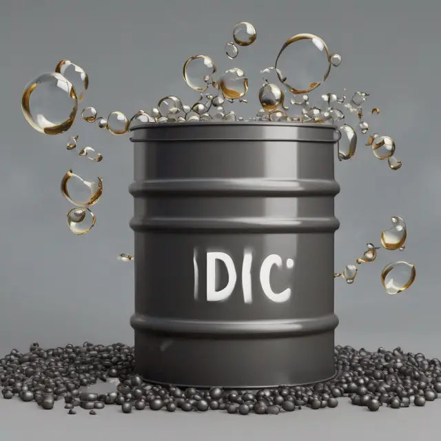 An image of an oil barrel and natural gas bubbles converging to form the BOE/D symbol, demonstrating the importance of this measurement metric in the oil & gas industry.
