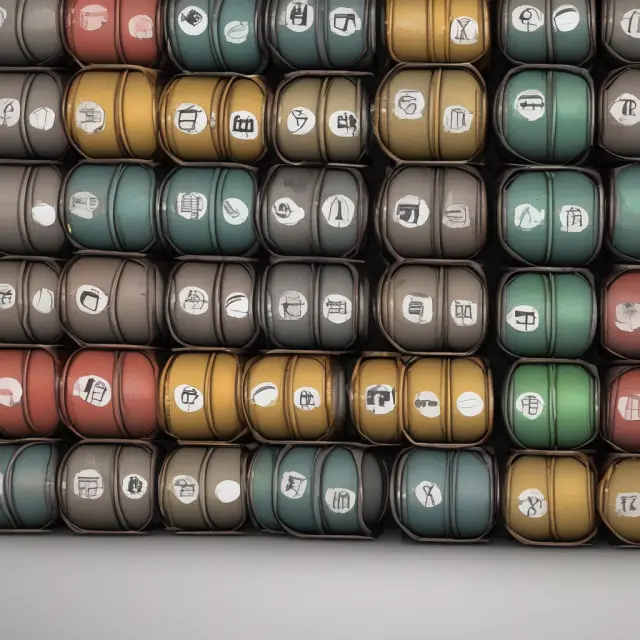 An image of oil barrels with BOE/D labels, representing the comprehensive evaluation of oil and gas companies through the BOE/D metric