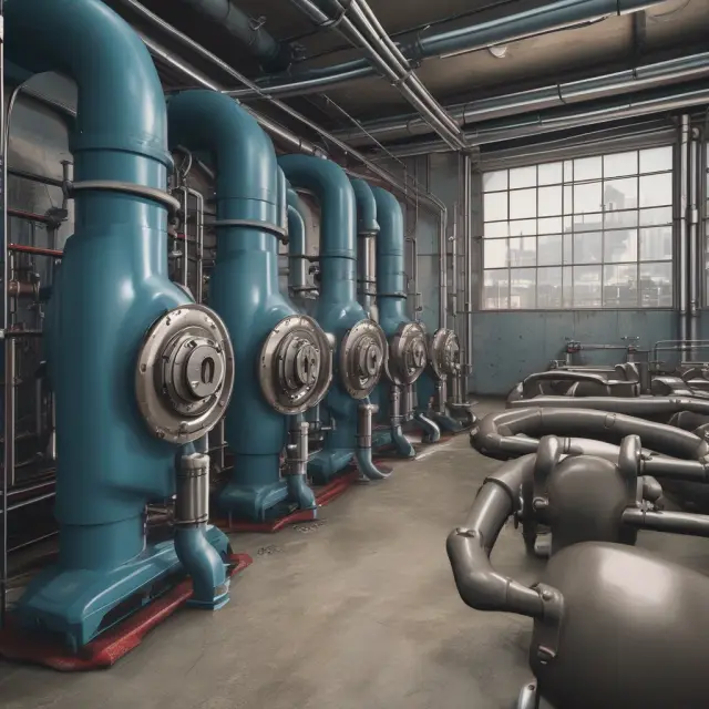 A scene of aggressive sales tactics in a digital boiler room, featuring bullhorns spewing various investment offers.