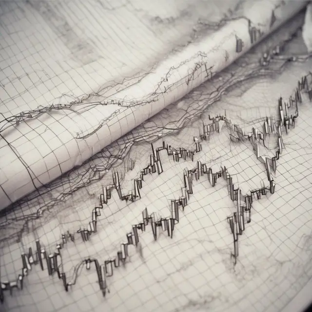 A price chart with a breakout above (upper) and below (lower) the Bollinger Bands, illustrating potential opportunities in financial markets