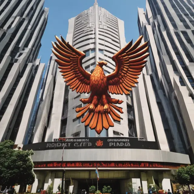 Bombay Stock Exchange (BSE) represented by a phoenix, symbolizing the exchange
