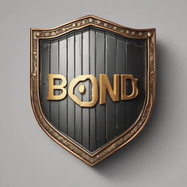 Image of a shield decorated with interlocking bond covenant symbols, illustrating their role as protective measures for investors