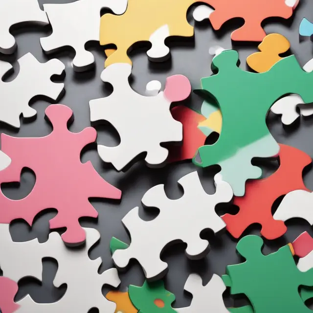 Jigsaw puzzle of bond discount, with missing pieces representing unrealized potential, capital gains, and future yield