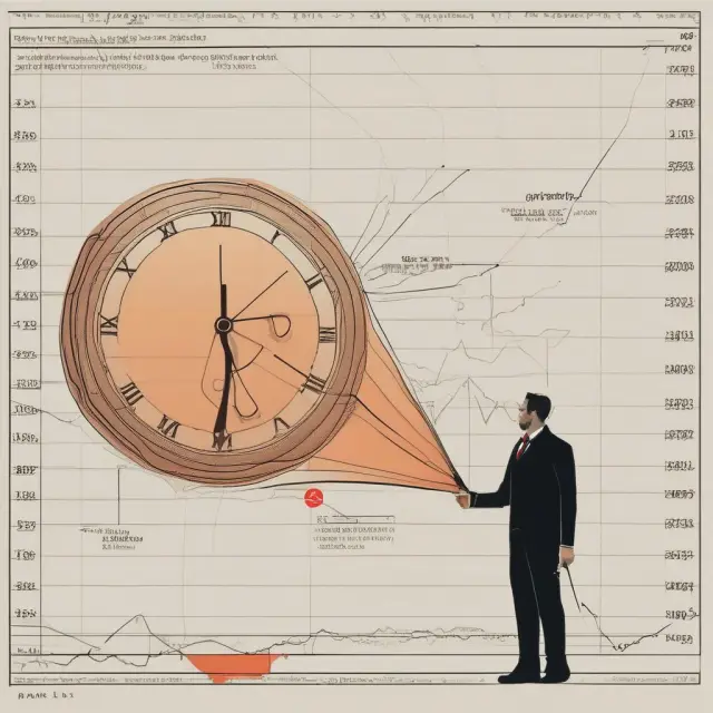 A pendulum swinging between a bond