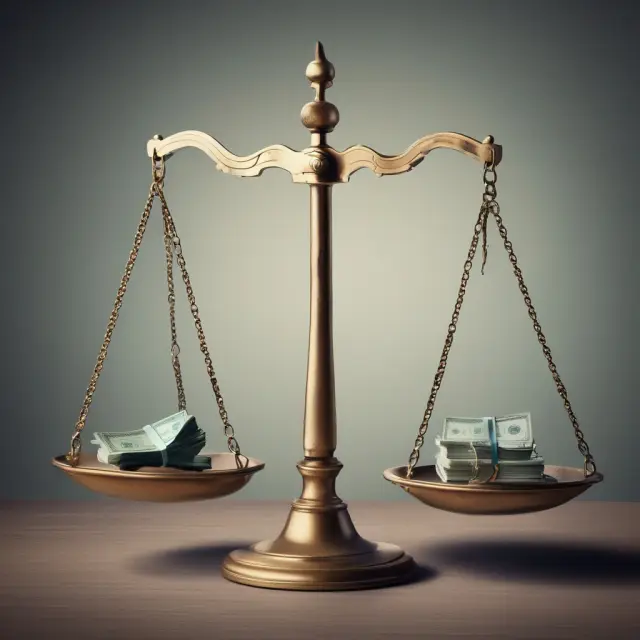 An image of scales with bonds on one pan and bond futures contracts on the other, illustrating institutional risk management.