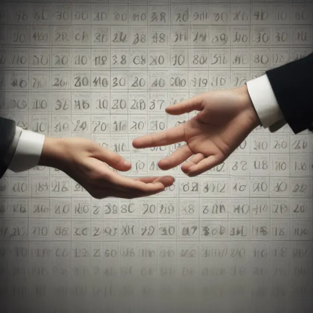 Two hands exchange a bond while a wall of credit rating agencies