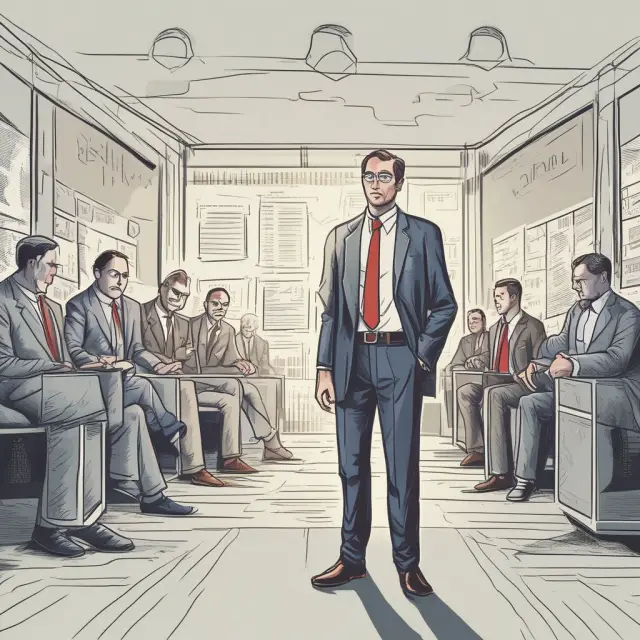 An investor stands securely amidst economic uncertainty, shielded by callable bonds, covenants, and put options.