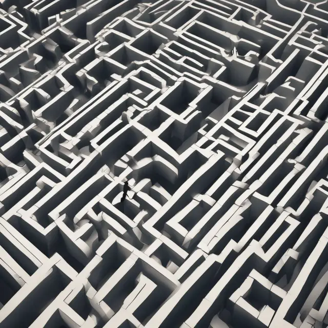 A bookmaker deftly maneuvers through a labyrinth, representing the complex legal landscape governing their business.