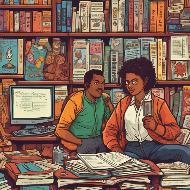 An image showcasing bookies in various forms of media - literature, movies, television shows, music, and video games - symbolizing their cultural impact throughout history